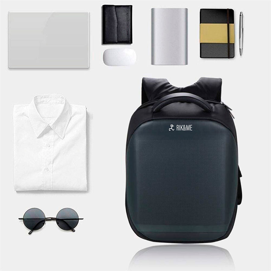 backpack-led-viaje mochila usb led de gran capacidad